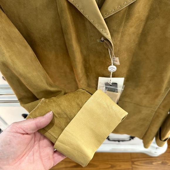 Vera Pelle Designer Leather Blazer - Picture 6 of 15